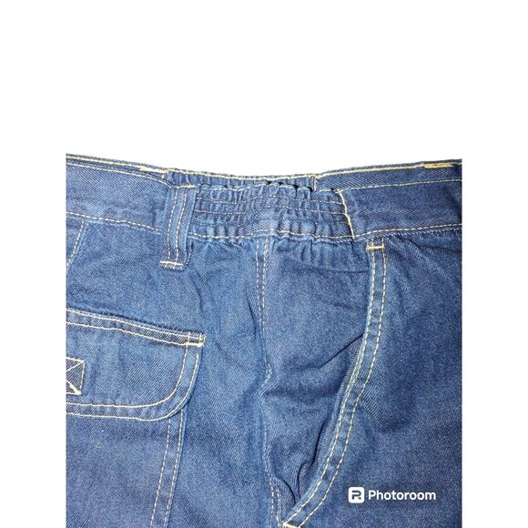 Kingsize Big and Tall Cargo Jean Shorts with Elastic Sides size 44 Tall - Picture 5 of 5